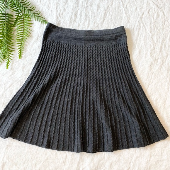 Calvin Klein Cable Knit Sweater Skirt - Picture 2 of 8